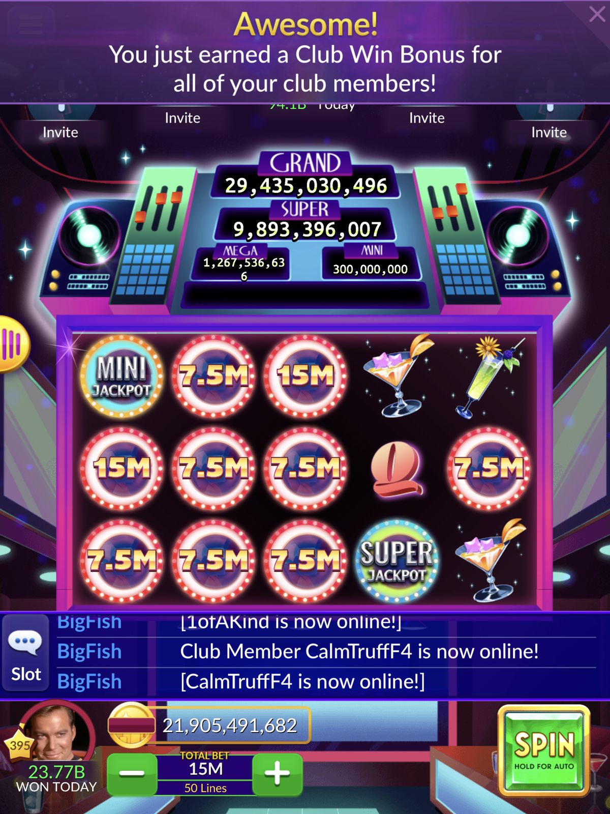rolling slots casino game