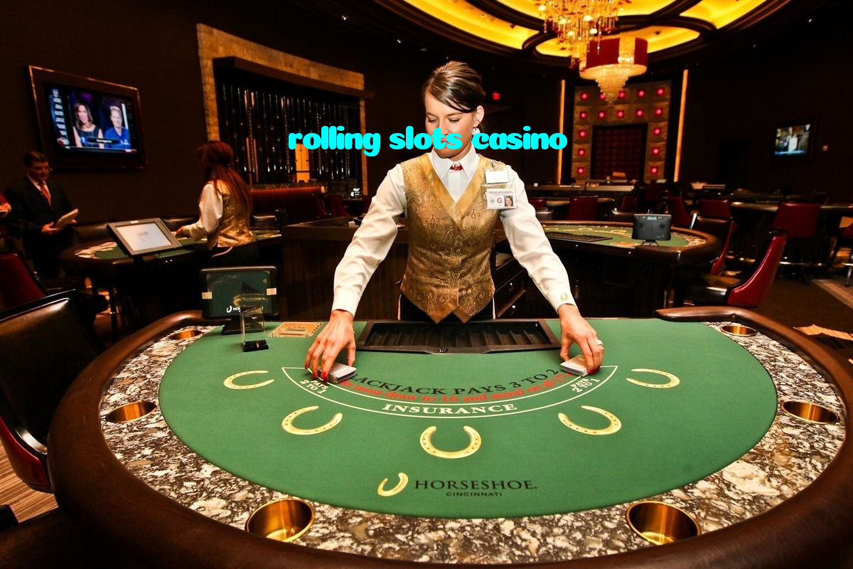 rolling slots casino casino presented on mobile device in Pakistan with slots and live games