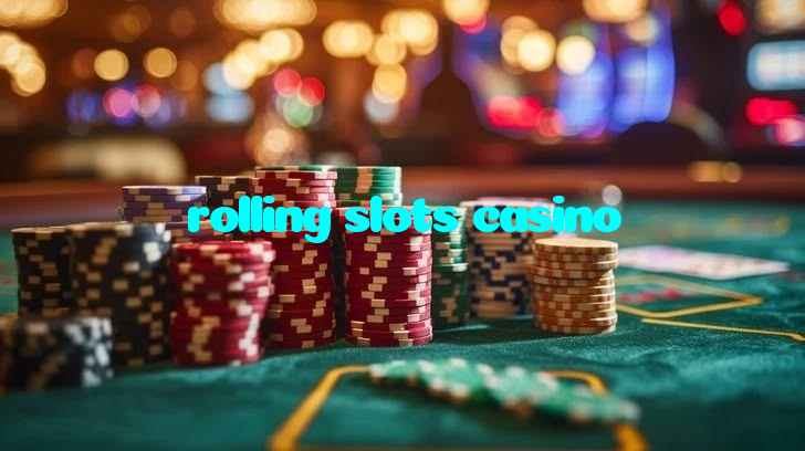 rolling slots casino casino presented on mobile device in Pakistan with slots and live games